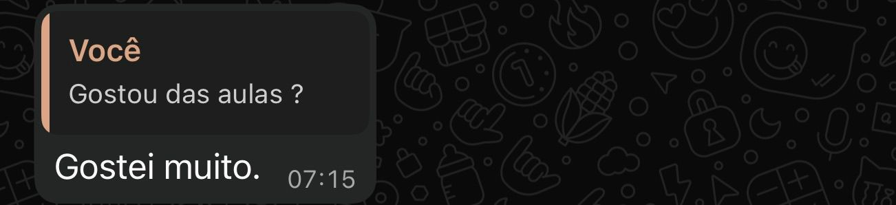 Depoimento de aluno 2